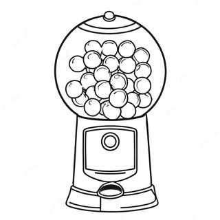 Kaugummiautomat Ausmalbild 2041-1675