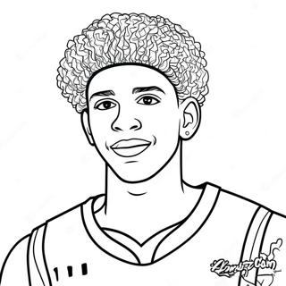 Lamelo Ball Ausmalbild 20591-19095