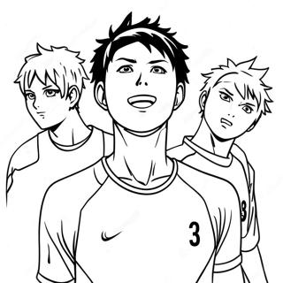 Haikyuu Ausmalbilder