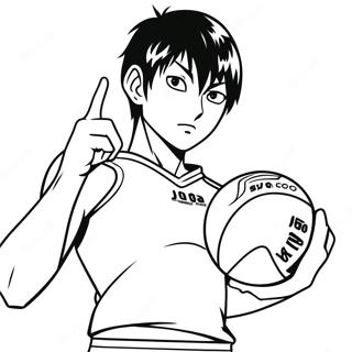 Kageyama Tobio Der Den Ball Spielt Ausmalbild 20662-19156