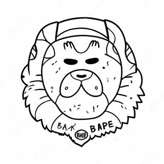 Bape Logo Ausmalbild 20812-19262