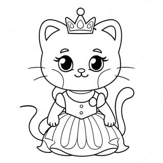 Prinzessin Kitty Ausmalbild 21042-19446