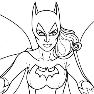 Batgirl Ausmalbild 21082-19474