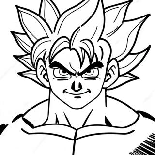 Goku Super Saiyan Blau Ausmalbild 21312-19660