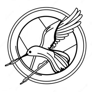 Hunger Games Logo Ausmalbild 21562-19857