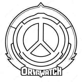 Overwatch Logo Ausmalbild 21592-20027