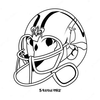 New Orleans Saints Maskottchen Ausmalbild 21833-20221