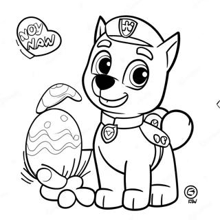 Paw Patrol Ostern Ausmalbild 21872-20251