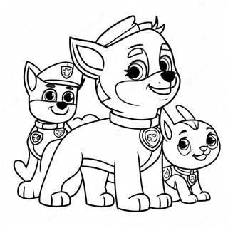 Paw Patrol Ostern Ausmalbild 21872-20252