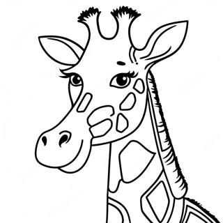 Realistische Giraffe Ausmalbild 22043-20377