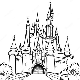 Disney Schloss Ausmalbild 2221-1818