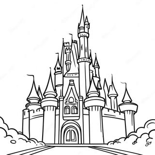 Disney Schloss Ausmalbild 2221-1819