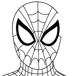 Spiderman Gesicht Ausmalbild 22263-20553