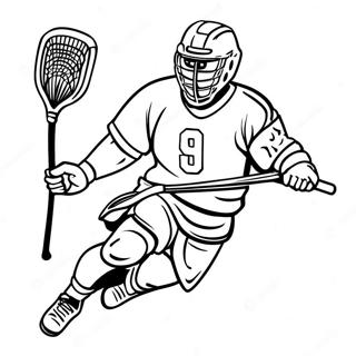 Lacrosse Ausmalbilder