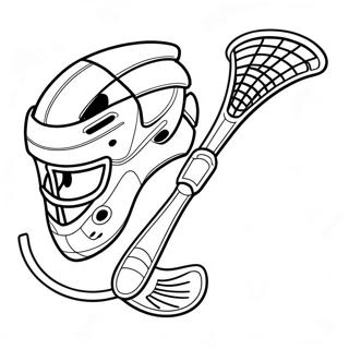 Lacrosse Ausmalbild 22463-20714