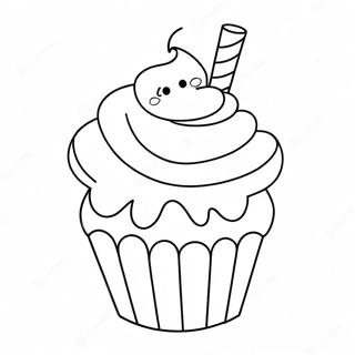 Lustiges Cupcake Ausmalbild 22694-20904