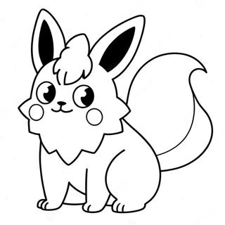 Ausmalbild Von Flareon 22933-21082