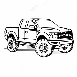 Ford Raptor Offroad Ausmalbild 23003-21137