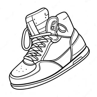 Sneaker Ausmalbilder