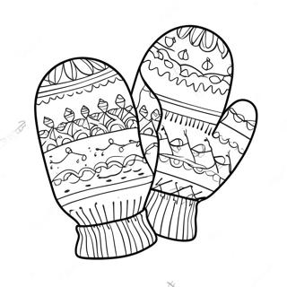 Handschuhe Ausmalbild 23243-21329