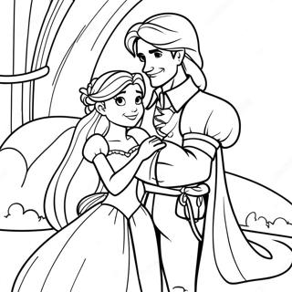 Rapunzel Und Flynn Ausmalbilder