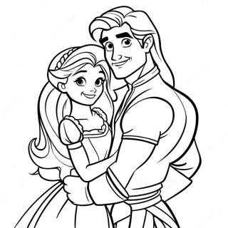 Rapunzel Und Flynn Ausmalbild 23423-21475