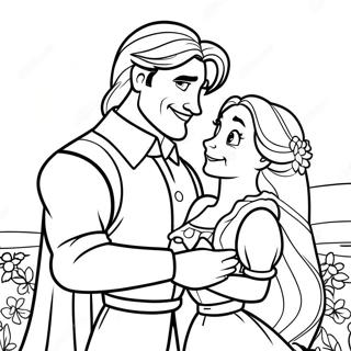 Rapunzel Und Flynn Ausmalbild 23423-21647