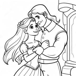 Rapunzel Und Flynn Ausmalbild 23423-21648