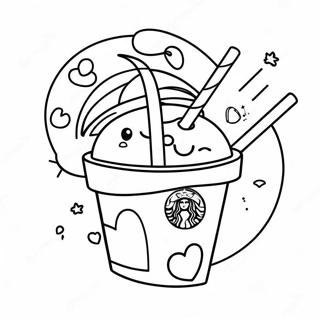 Starbucks Kawaii Ausmalbild 23493-21702