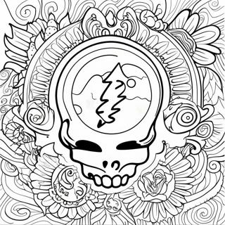 Grateful Dead Logo Ausmalbild 23513-21545