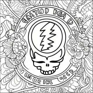 Grateful Dead Logo Ausmalbild 23513-21718