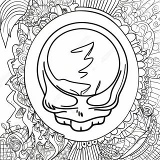 Grateful Dead Logo Ausmalbild 23513-21719