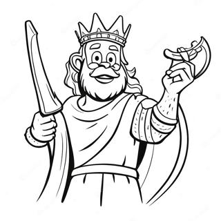 König David Malvorlagen