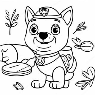 Paw Patrol Erntedank Ausmalbild 23553-21578