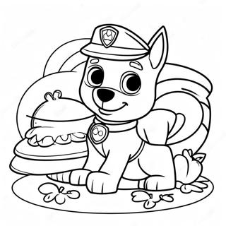 Paw Patrol Erntedank Ausmalbild 23553-21579