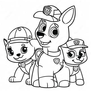 Paw Patrol Erntedank Ausmalbild 23553-21580