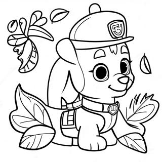 Paw Patrol Erntedank Ausmalbild 23553-21752