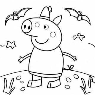 Peppa Wutz Halloween Ausmalbilder