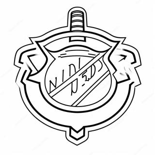 Nhl Logo Ausmalbild 23683-21856