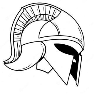 Spartanischer Helm Ausmalbild 23733-21893