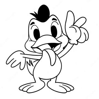 Daffy Duck In Einer Lustigen Pose Ausmalbild 23814-21964