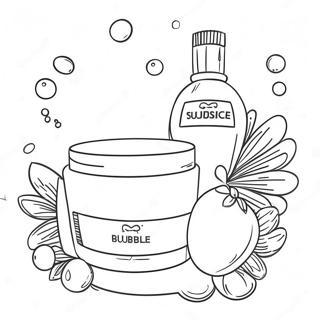 Bubble Skincare Ausmalbilder