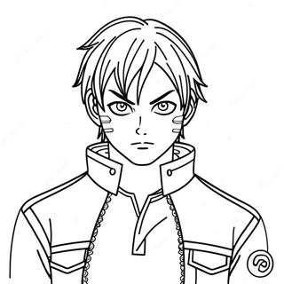 Todoroki Ausmalbild 23923-22047