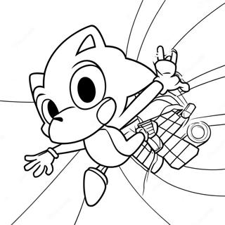 Sonic Spiderman Ausmalbilder