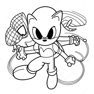 Sonic Spiderman Ausmalbild 23933-22055