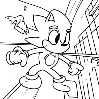 Sonic Spiderman In Aktion Ausmalbild 23934-22058