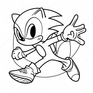 Sonic Spiderman In Aktion Ausmalbild 23934-22060