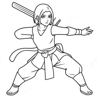 Sakura Haruno In Kampfpose Ausmalbild 23964-22081