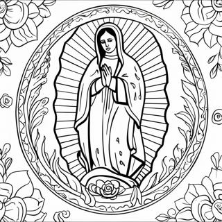 Unsere Dame Von Guadalupe Ausmalbilder