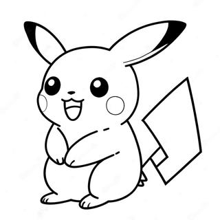 Detailliertes Pikachu Ausmalbild 24145-22217